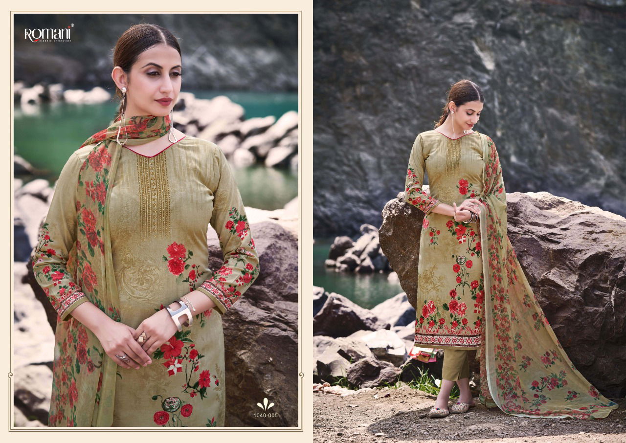 Romani Kiara 2 Cotton Fancy Ethnic Wear Ready Made Designer Dress Collection